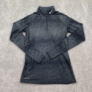 Nike Fall 2011 Reflective Graffiti Just Do It Allover Print Shirt Women's Size L